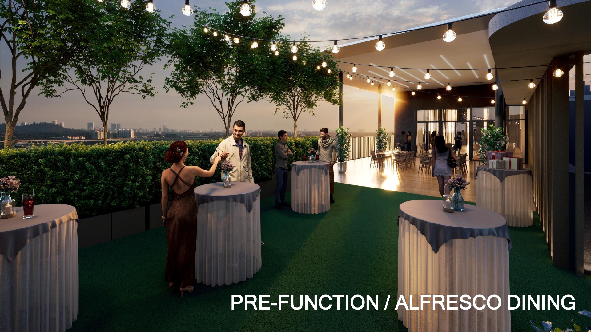 Sky view terrace — artist's impression or illustrative visual