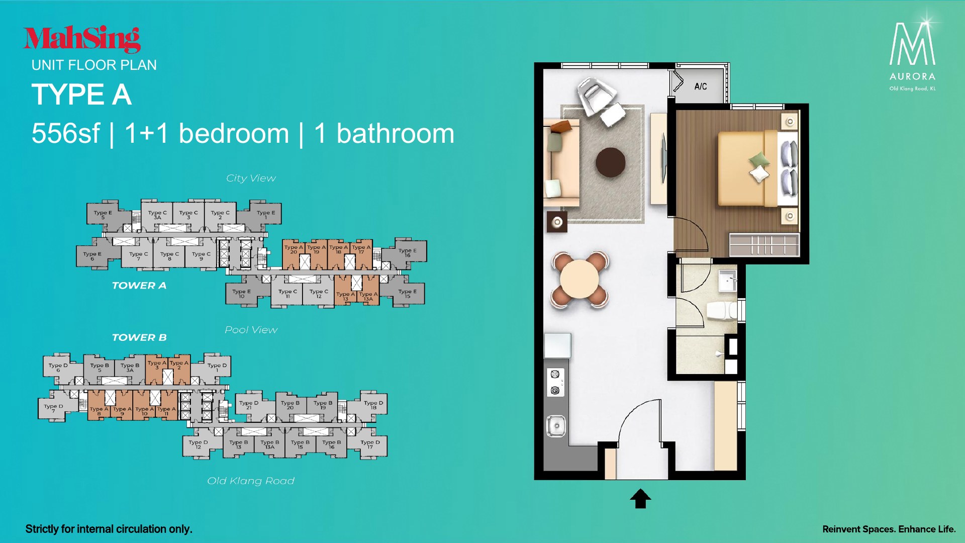 Type A full floor plan